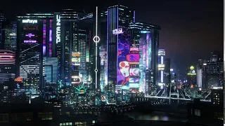 Night City View | Cyberpunk 2077 Live-Wallpaper