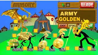 ARMY GOLDEN MAX UPGRADE FLL POWER 99999 | HACK STICK WAR LEGACY