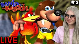 My First Time Playing Banjo-Kazooie | Clanker's Cavern | Nintendo Switch | YouTube Live