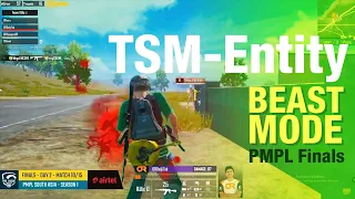 TSM Entity on Beast Mode Rush Game Play in PMPL Finals | Day 2 | Wiped Orange Rock