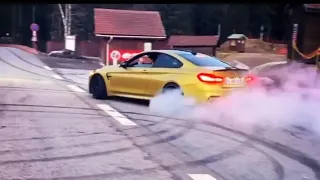 Bmw M4 570Hp Stage 2 Full catless  - Insane Street drifting, Exhaust sound & race