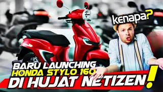 HONDA STYLO 160 BARU DILUNCURKAN❗ SUDAH KENYANG HUJATAN 💢 | RANGKA ESAF HONDA STYLO