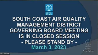 South Coast AQMD Governing Board Meeting - March 3, 2023
