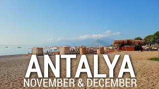 ANTALYA TURKEY IN NOVEMBER & DECEMBER TRAVEL VIDEO GUIDE