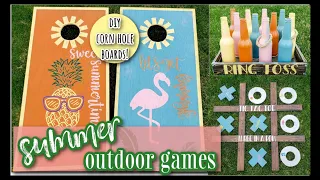 Summer Outdoor DIY Games!