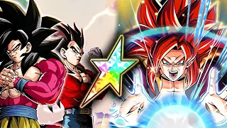 100% LR SSJ4 GOKU & SSJ4 VEGETA + LR SSJ4 GOGETA ROTATION! Dragon Ball Z Dokkan Battle