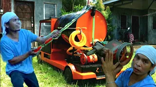 Water Truck nga Diy nahimong pang Power Sprayer sa Mangga,Diy Water Truck Power Sprayer,How to make