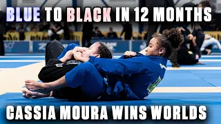 Highlight: Cassia Moura Earns Black Belt At Worlds