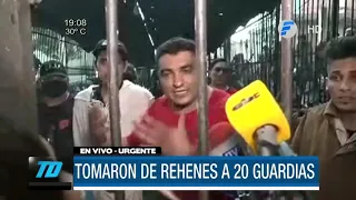 Motín y toma de rehén en la cárcel de Tacumbú