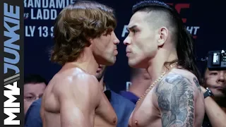 UFC on ESPN+ 13 Urijah Faber vs  Ricky Simon ceremonial weigh in highlight