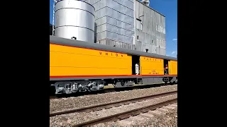 Here comes the Big Boy! Union Pacific steam locomotive 4014 at 10th Street Crossing Gering, NE.