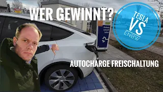 Tesla vs. EnBW AutoCharge Freischaltung; Supercharger oder Hypercharger? Erfahrung Tesla Model Y