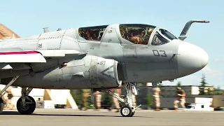 EA-6B Prowler Takes Off In Alaska