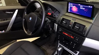 Установка магнитолы BMW X3 e83