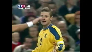 FRANCE-UKRAINE ÉLIMINATOIRES EURO 2000 VF TF1