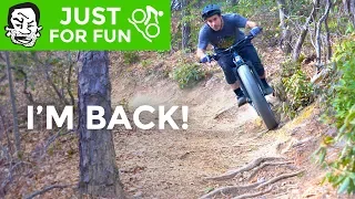 Back from Injury, Fat Bike ASMR, & Berm Creek