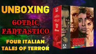 UNBOXING, GOTHIC FANTASTICO, FOUR ITALIAN HORROR MOVIES. ARROW VIDEO.