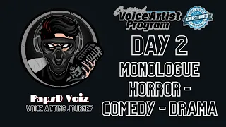 CVAP Day 2 - 3 Parts Monologue   Horror   Comedy   Drama