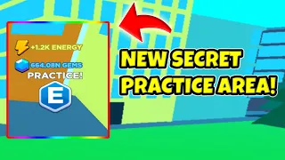 NEW SECRET PRACTICE AREA LOCATION! ANIME PUNCHING SIMULATOR UPDATE 13