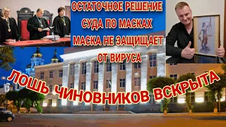 Остаточное решение суда по масках / Маска НЕ защищает от вируса