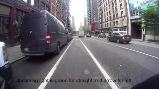 2nd Ave bike lane traffic lights are useless