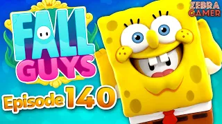 SpongeBob SquarePants Costume! - Fall Guys Gameplay Part 140 - Season 3 Sunken Secrets Costume!