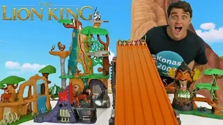 The Lion King Hot Wheels Pride Rock Race! ! || Toy Review || Konas2002