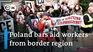 Polish volunteers help migrants in border crisis | DW News