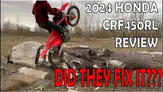 2024 Honda CRF450RL REVIEW - Did they fix it?