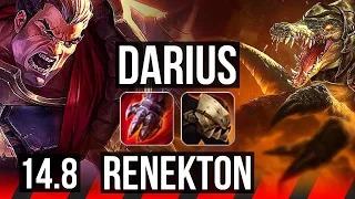 DARIUS vs RENEKTON (TOP) | 6 solo kills | EUW Master | 14.8