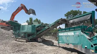 Limestone Reclamation with Powerscreen & Evoquip