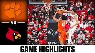 Clemson vs. Louisville Men's Basketball Highlights (2022-23)