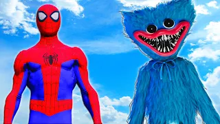 SPIDER-MAN INTO THE SPIDER-VERSE VS HUGGY WUGGY (POPPY PLAYTIME)