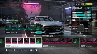 Mercedes AMG GT - All Maxed out Engines Stats+Sound | Need for Speed Heat