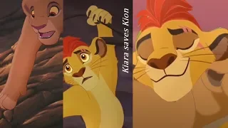 Kiara saves Kion (FANMADE)