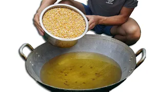 PHD | Cho 5kg Ngô Vào Dầu Nóng | 5 Kg Corn VS Hot Oil