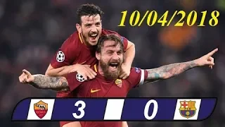 Top FootBall Moments | Roma vs Barcelona 3 0 | All Goals vs Highlights April,10/2018