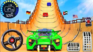 Impossible Car Stunts Driving - Sport Car Racing Simulator 2024 - Android GamePlay🔥🤩#crazycarstunt
