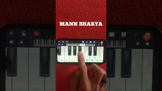 mann bharya song tune in piano #trending #viral #shorts