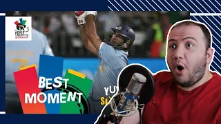 INSANE CRICKET MOMENT! Yuvraj Singh slams six sixes off Stuart Broad  ENG v IND T20 World Cup 2007