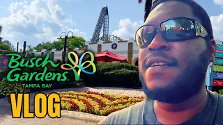 Roller Coasters, Wildlife and..a Fire?? | Busch Gardens Tampa Bay Vlog May 2024