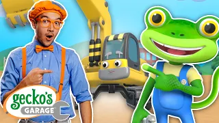 Gecko & Blippi Dance Party | Excavator Song ft. @Blippi | Kids Songs