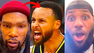 NBA PLAYERS REACT TO STEPH CURRY & GOLDEN STATE WARRIORS BEATING BOSTON CELTICS GAME 4 NBA FINALS