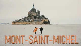 MONT-SAINT-MICHEL, FRANCE (4K Island Tour) Stunning Aerial/Drone/Walking Tour 4K Footage