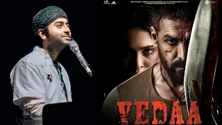 Vedaa Movie Song by Arijit Singh | Arijit Was Seen Cutting His Nails At Dubai Concert | #Sajni Re