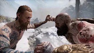 God of War PS4 All Baldur Boss Fights [HD]