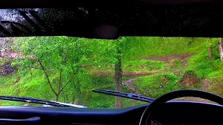 Rain sounds to help you sleep | rain sounds to relax and sleep.| Rain on car windows | ASMR,