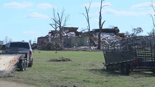 EF2 tornado rips through Gilmer Texas