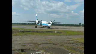 Печора - Воркута и обратно на Ан-24 а/к Комиавиатранс. (From Pechora to Vorkuta by Antonov AN-24)