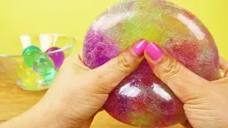 DIY ANTISTRESSBALL aus kaputten XXL Wasserperlen | DIY Fun Regenbogen Ball